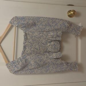 En Saison Frilly Floral Blouse